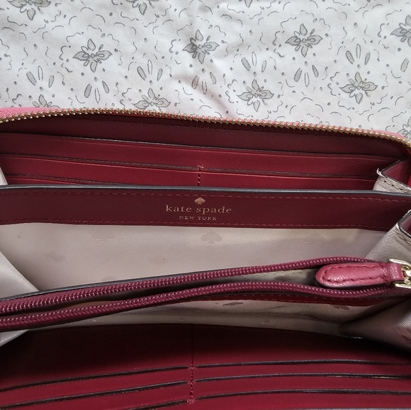 Kate Spade Pink Raspberry Wallet - Picture 4 of 7